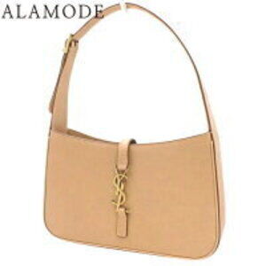 SAINT LAURENT PARIS Le Cassette Shoulder Bag Hobo Leather Beige Tan Brown